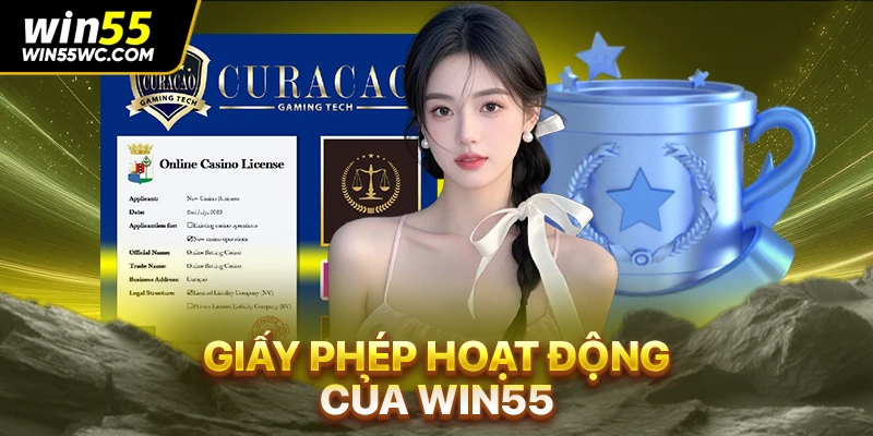 Giấy phép hoạt động của win55